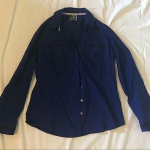L- Express Essential Button Down Shirt